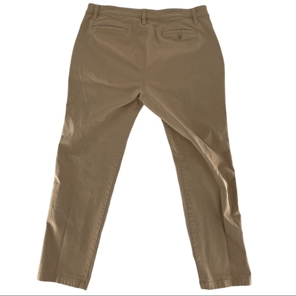 Lauren Ralph Lauren Khaki Chino Petite Pants 10P - Picture 3 of 8
